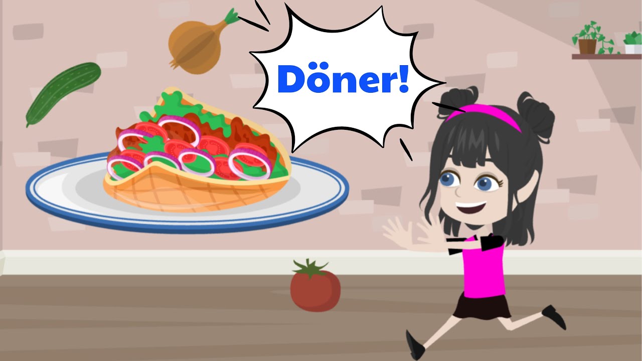 😂 Emma arbeitet als Dönerfrau 😂 #deutschlernen #deutschspaß