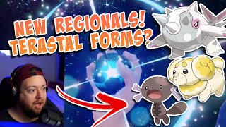 POKEMON PRESENTS SCARLET \&VIOLET AUGUST 2022 REACTION | New Pokemon, Paldean Wooper, Terastal Forms!