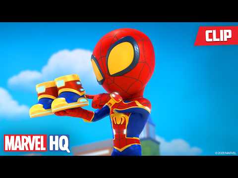 Gobby Steals Spidey's Super Speedy Boots?! 🕷️🏃⚡ | Spidey And His Amazing Friends | @marvelhq