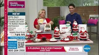 David's Cookies Jar w/1lb Pecan Meltaways Future Deliver...