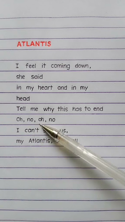 Download lagu Seafret - Atlantis (Lyrics) #seafret #Anlantis