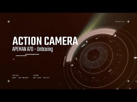 Apeman A70 - Action camera - Unboxing