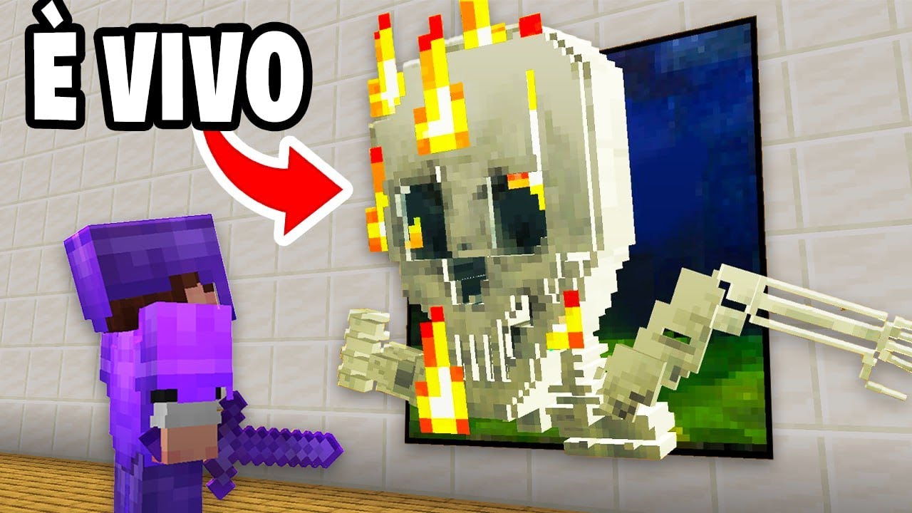 Ho TROLLATO il MIO AMICO Rendendo i QUADRI VIVI su Minecraft