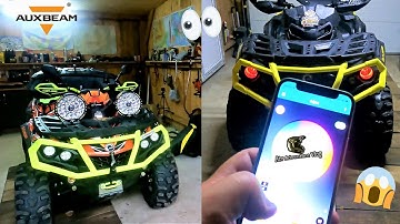 Instaling NEW Lights 🤦🏼‍♂️ Auxbeam 360-PRO Series 😱 Testing B5-RGB LED Light Bulbs ❗️❗️