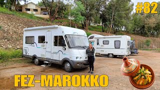 MET DE CAMPER IN MAROKKO, MOOIE CAMPING IN FEZ #82