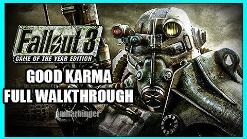 Fallout 3 Full Game Walkthrough Good Karma / All Main Missions Xbox Series X
