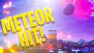 METEOR HIT NEAR DUSTY DEPOT! (20 KILLS) - Fortnite Battle Royale