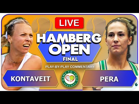 KONTAVEIT vs PERA | Hamburg Open Final 2022 | LIVE Tennis Play-By-Play GTL Stream