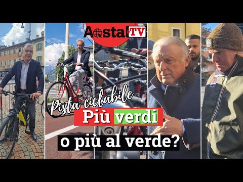 PISTA CICLABILE della discordia: la protesta dei commercianti di Aosta