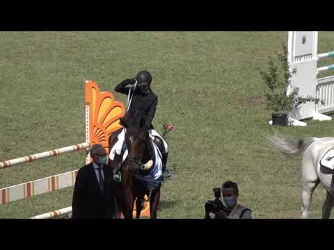 Melina Peimanidi + Indy S, 3rd round Juniors Team class, 1.25m Balkan Championship @ OKIM 18-9-2021