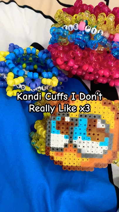 Kandi Cuffs I Don’t Really Like #kandikid #kandi #scenekid #scenecore #diycrafts #diy #preppy