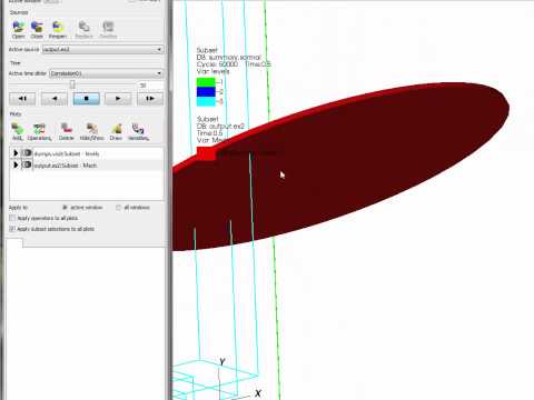 005: How to draw a finite element mesh in Visit