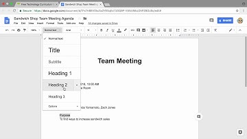 Create and Share an Agenda