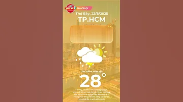DỰ BÁO THỜI TIẾT TP HCM NGÀY 23 8 2025 