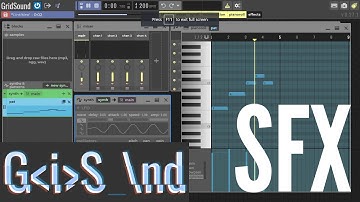 Making SFX without downloading installing software - GridSound Sound Effect Tutorial