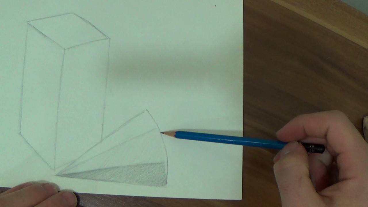 تعليم الرسم للمبتدئين كيفية رسم الاشكال الهندسية وتظليلها بالقلم الرصاص
