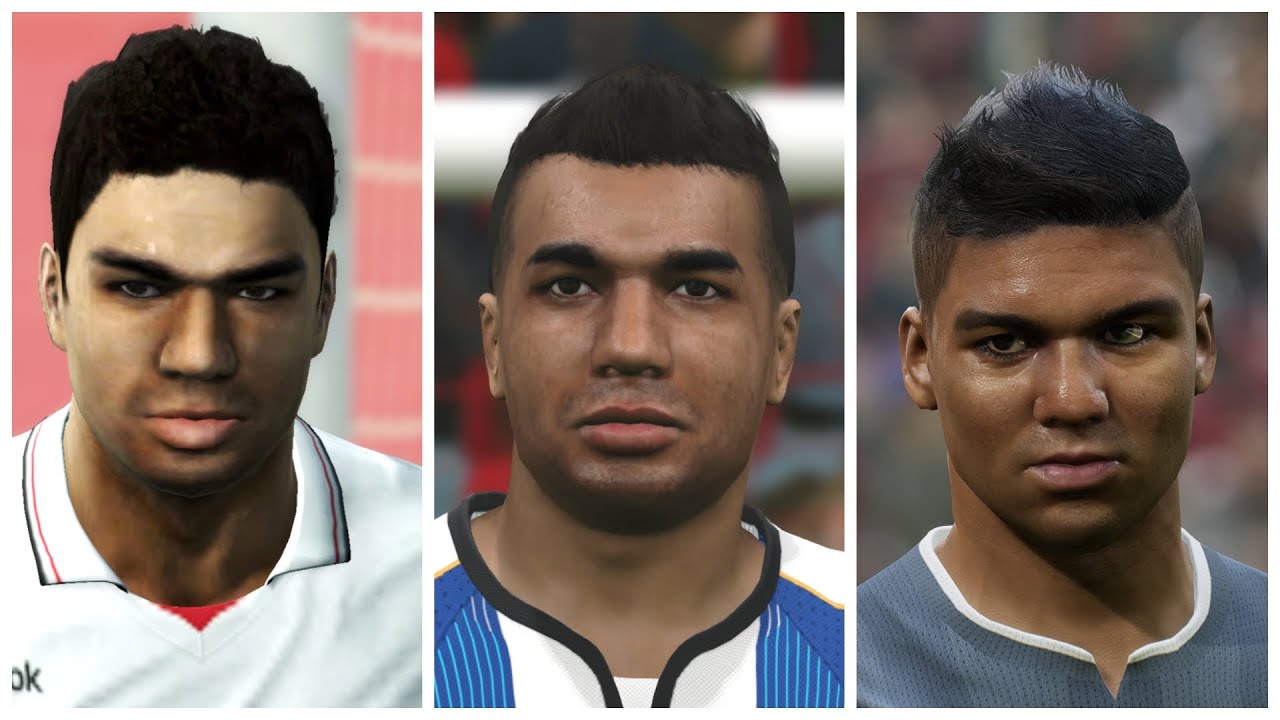 Casemiro Face Evolution Pes 2013 To Efootball 2022 - Youtube