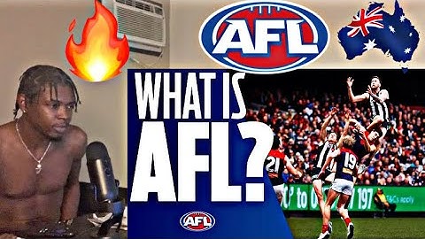 WHAT IS THE AFL? AUSSIE RULES EXPLAINED | REACTION VIDEO