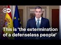 Spain's PM Sanchez announces sanctions to pressure Israel to end war in Gaza | DW News
