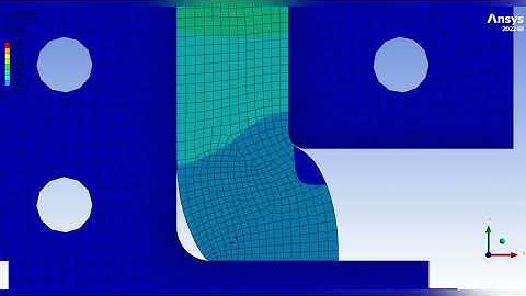 Equal Channel Angular Pressing (ECAP) and Nonlinear Adaptive Region in ANSYS