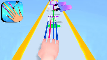 Nail Art Run Gameplay 🌈💅💃 All Levels Part 5