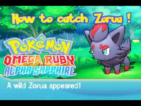 How to Get Zorua Pokemon Omega Ruby and Alpha Sapphire ORAS