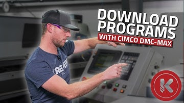 Demonstration - How To Download Programs With Cimco DNC - Max CNC Software