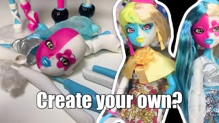 Weird Create Your Own dolls from 2013? BRATZILLAZ SWITCH A WITCH HARLEQUIN DOLLS!