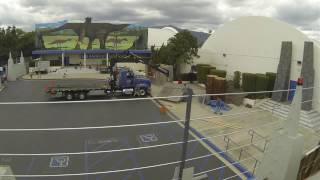 San Marino High School Grad Night 2016 Jurassic Park construction facade installation time-lapse