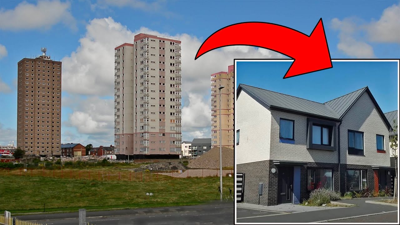 Demolished Layton Flats Blackpool What's there today? YouTube