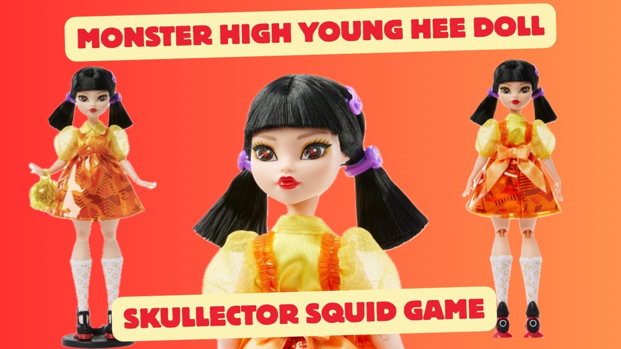 Check out Monster High Skullector Doll Young Hee Squid Game!