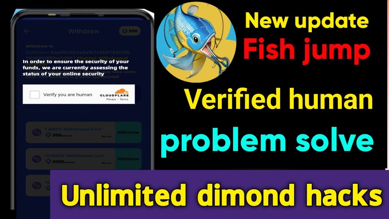 Fish jump veified human problem solve💥unlimited ads tricks🤑Fish jump ...