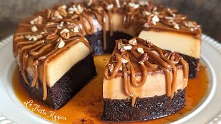 AUTHENTIC CHOCOFLAN or IMPOSSIBLE CAKE from SCRATCH (NO CAKE BOX MIX).  Easy Recipe Step by Step.