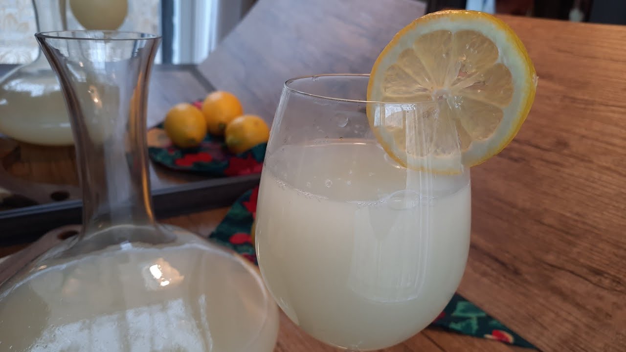 La vraie Cherbet ( Citronnade Algérienne)🍋🍹   الذوق الأصلي للشربات