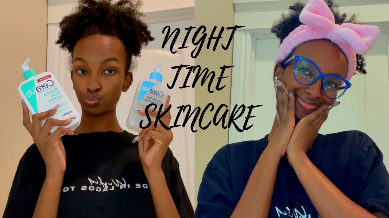 My Skincare Routine with CERAVE + Nighttime Routine Vlogmas Day 6