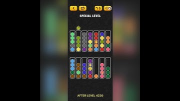 Ball Sort Special Level - Locked Ball (after Level 4230)