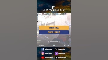 [FACEIT: LEVEL 10] Smooth Ace Round🔥 #advanzedcs #cs2 #cs2clips #csgo #csgoclips #shorts #gaming