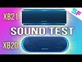 Sony srsxb21 vs sony srsxb20 sound test  is the newer one better