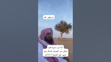 دحيم الحماد ١٤٤٦ه آية من سورة هود