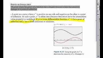 (video 2) finding concavity and points of inflection using the second derivative