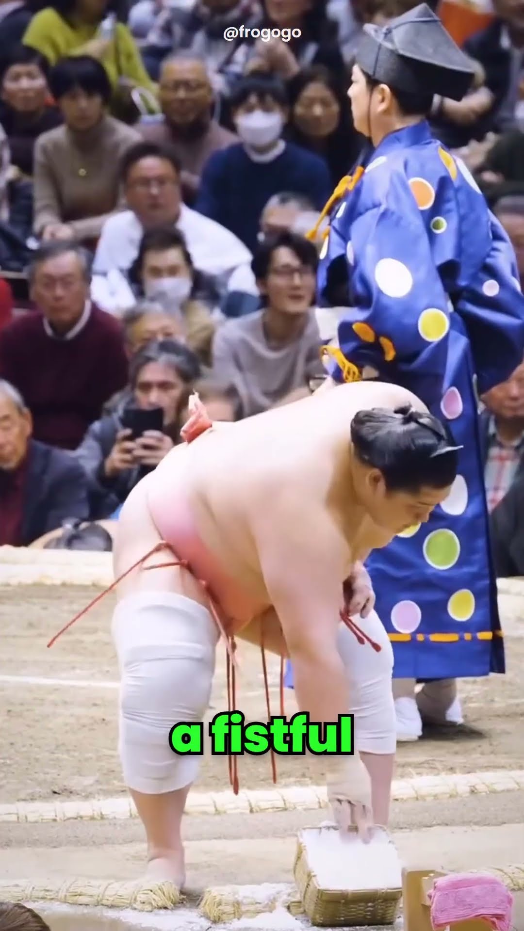 The Hidden Reason Sumo Wrestlers Stomp Before Every Fight 😳 #sumo
