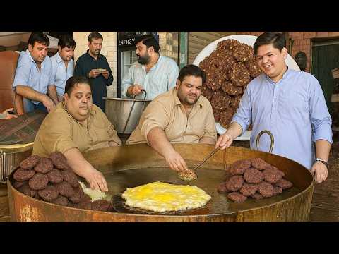 5KG BIGGEST AFGHANI GIANT SIZE QEEMA CHAPLI KABAB MAKING - Original Afghani Chapli Kabab Recipe