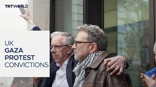 UK activists convicted over Gaza protests