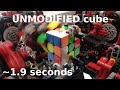 Cuboth | The world's fastest robot to solve an UNMODIFIED Rubik's Cube, ~1.9s average and using Lego