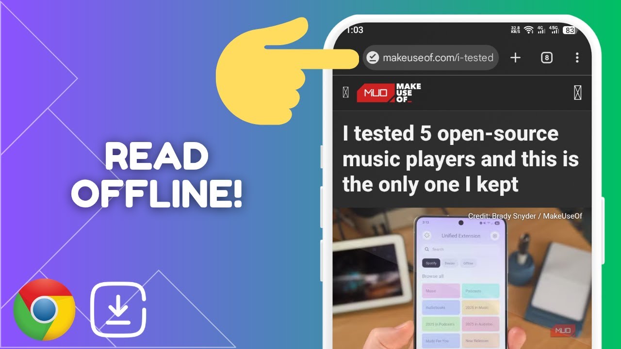 How to Save Web Pages Offline in Chrome on Android - YouTube