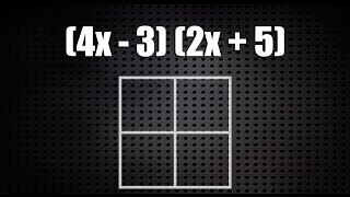 Multiplying Binomials with the Box Method [Silent Solution] Multiplying Binomials With The Box Method Alternative To Foiling 1