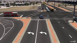Navigating the Old 56 Hwy/Lone Elm Continuous Flow Intersection