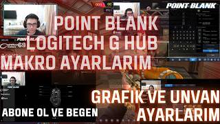 🖱️ Point Blank Logitech G HUB Makro + Oyun Ayarlarım | DPI, Sensitivity & Aim Ayarları 2026