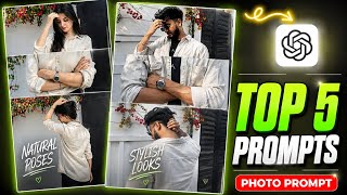Top 5 Trending AI Photo Editing Prompts 🔥 | ChatGPT Photo Prompts 2026 ✅ screenshot 4