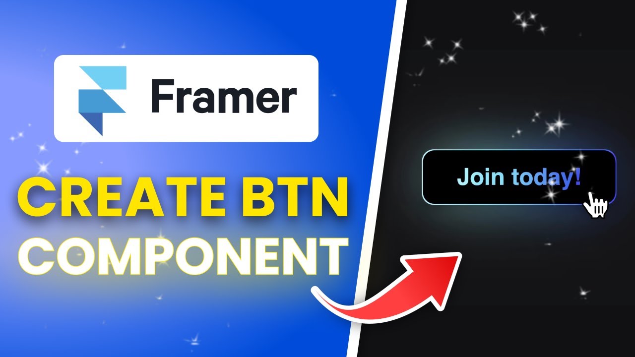 How To Create Button Component In Framer (Full Guide) - YouTube